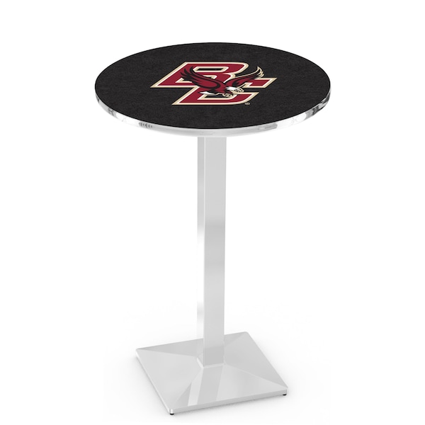42" Chrome Boston College Pub Table